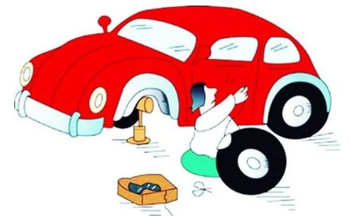 前不着村后不着店的,扎胎了,怎么回去见丈母娘